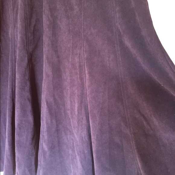 ✨NWT✨ Faux Suede Dark Purple Skirt By BHS. - Picture 3 of 6